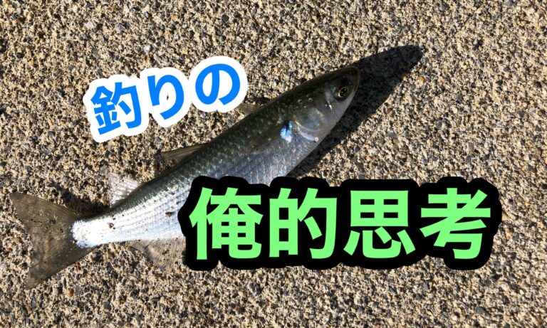 釣りの俺的思考